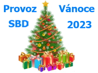 Provoz SBD o Vánocích